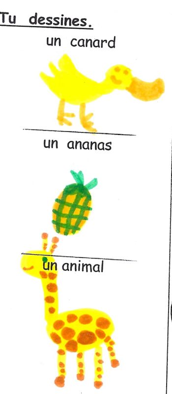 090111SR canard, ananas et girafe