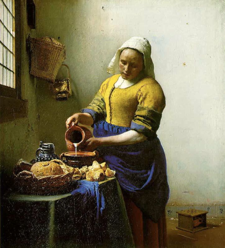 110418 Vermeer - la laitière, Rijksmuseum, Amsterdam